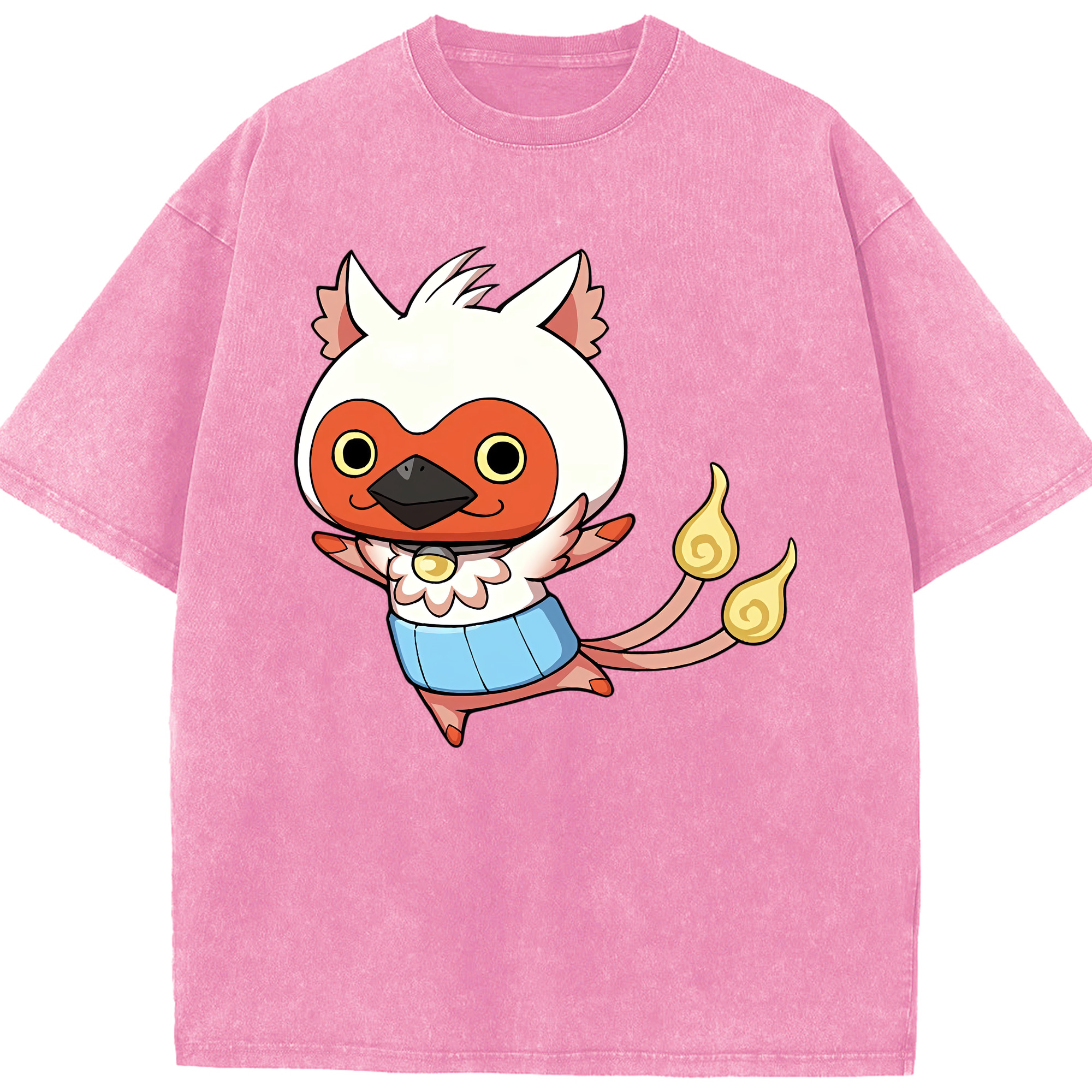 （画像用） 妖怪ウォッチ Yo-kai Watch 綿100% ヴィンテージ風 半袖Tシャツ（フロントプリント）